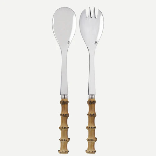 Sabre Salad Set 2 pcs in Panda Bamboo