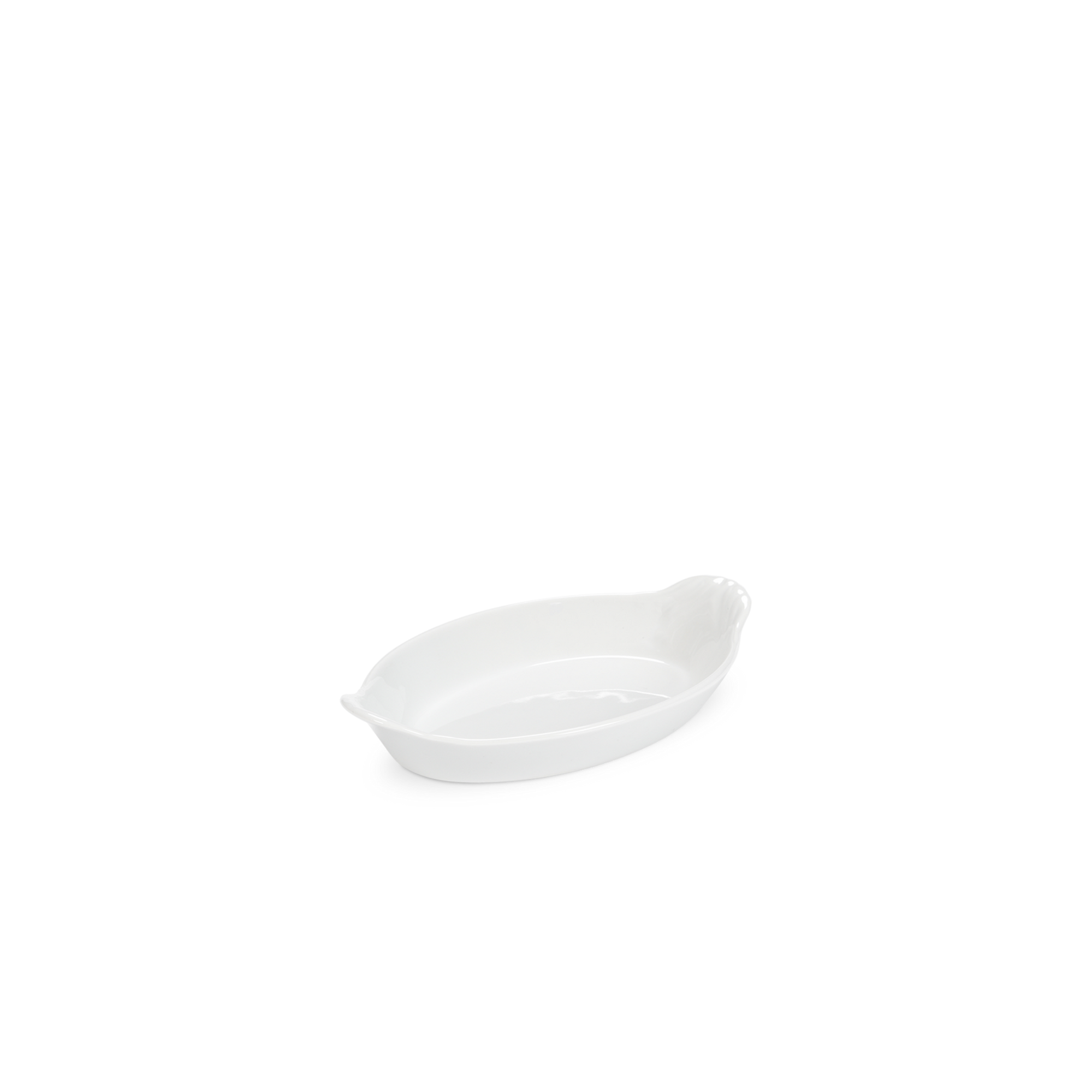 Pillivuyt Oval Eared Dish 8.5" L x 5" W x 1.5" H