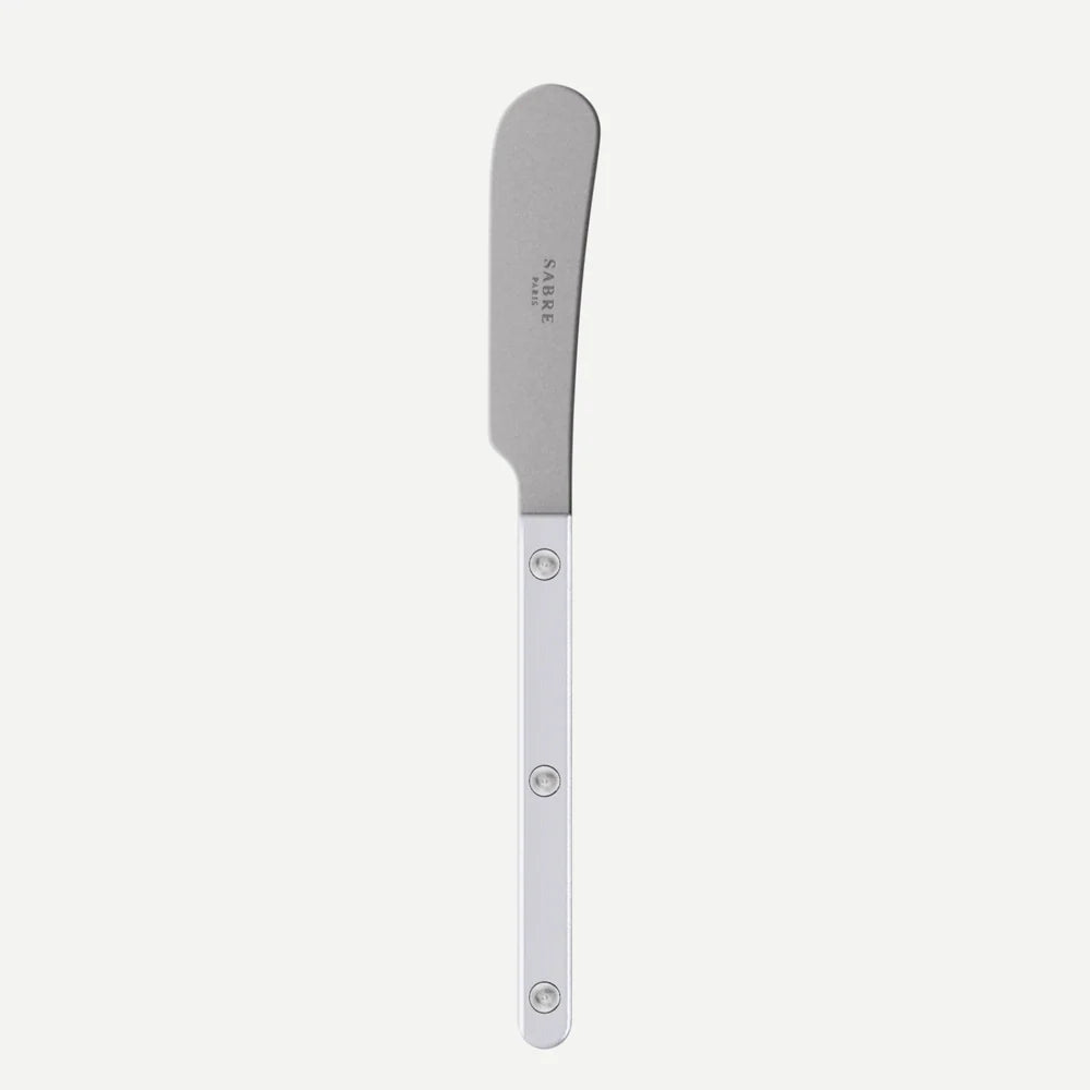 Sabre Butter Spreader Bistro Pearly in White and Shiny Finish