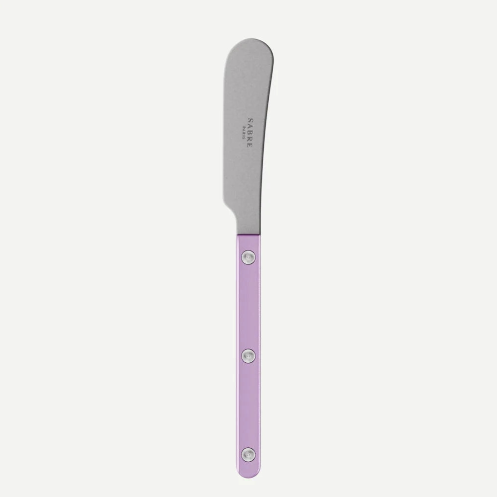 Sabre Butter Spreader Bistro Pearly in Lilac and Shiny Finish