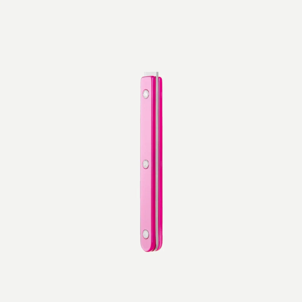 Sabre Butter Spreader Bistro Pearly in Pink and Shiny Finish
