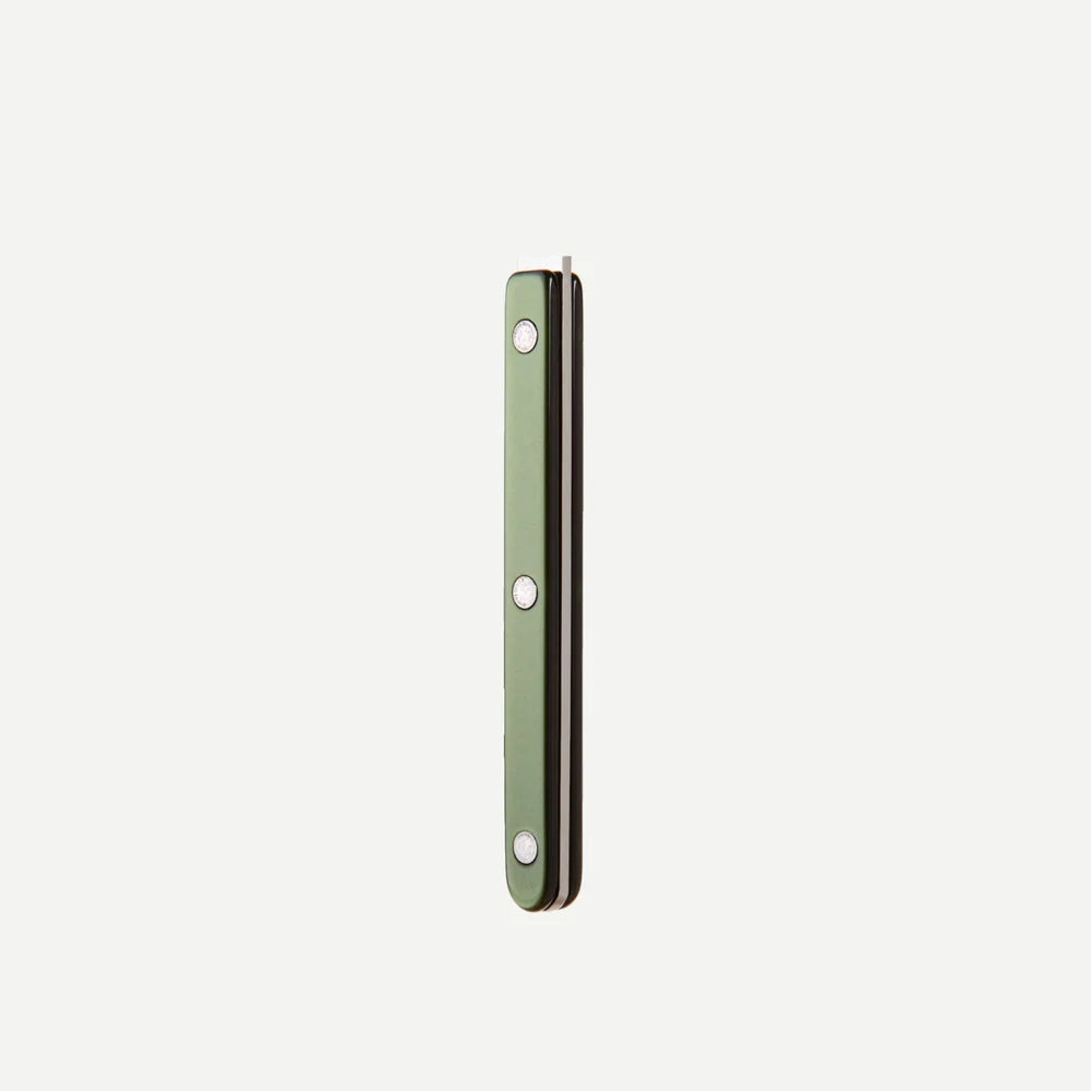 Sabre Butter Spreader Bistro Pearly in Dark Green and Shiny Finish