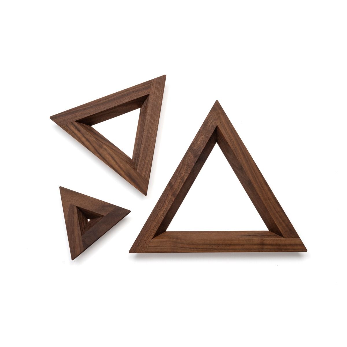 David Mellor Trivets, Walnut, Set of 3