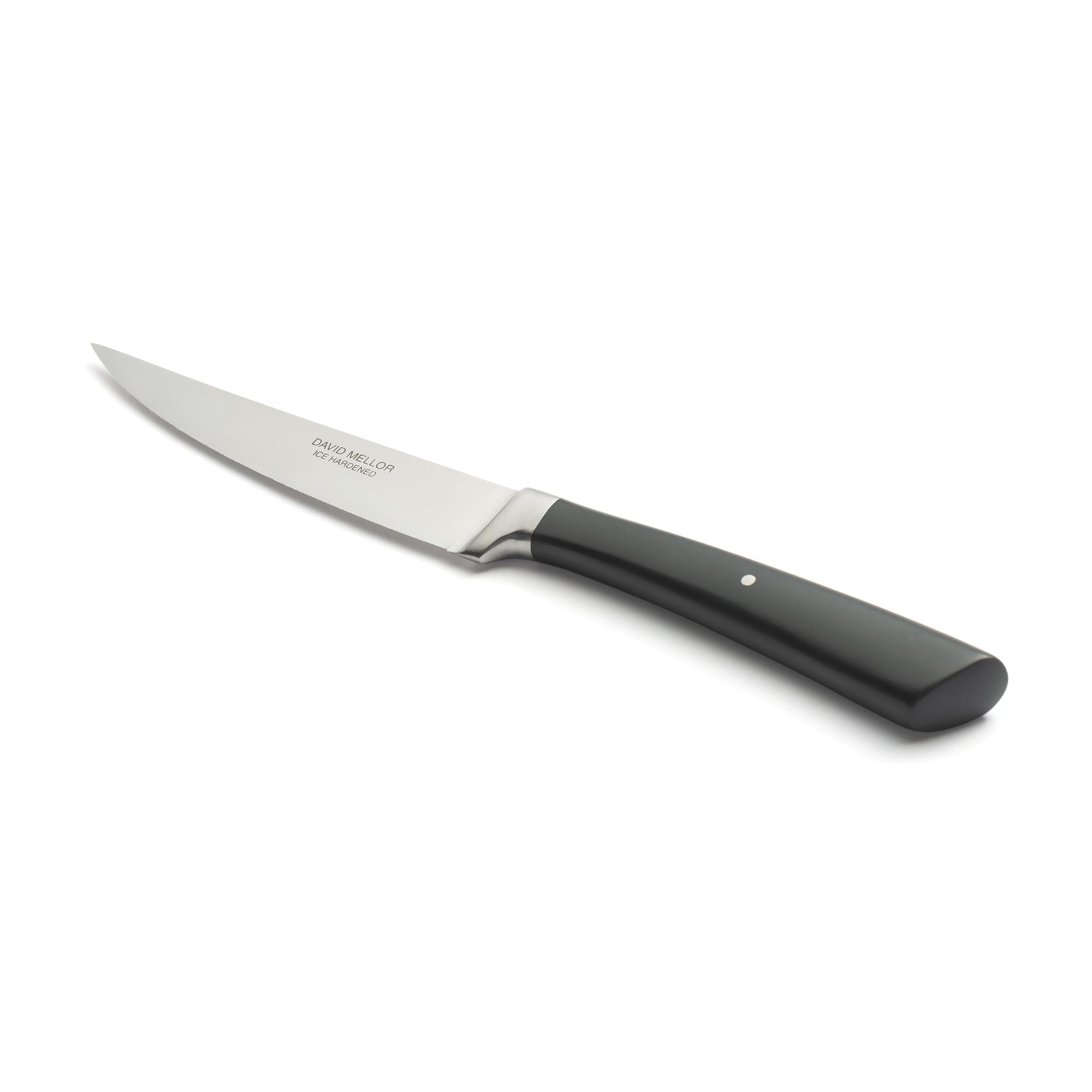 David Mellor Black Handle Steak Knife Set