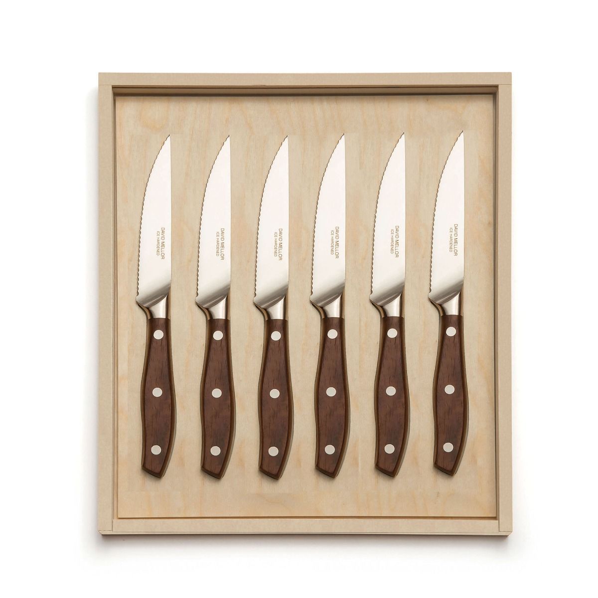 David Mellor Rosewood Steak Knife Set