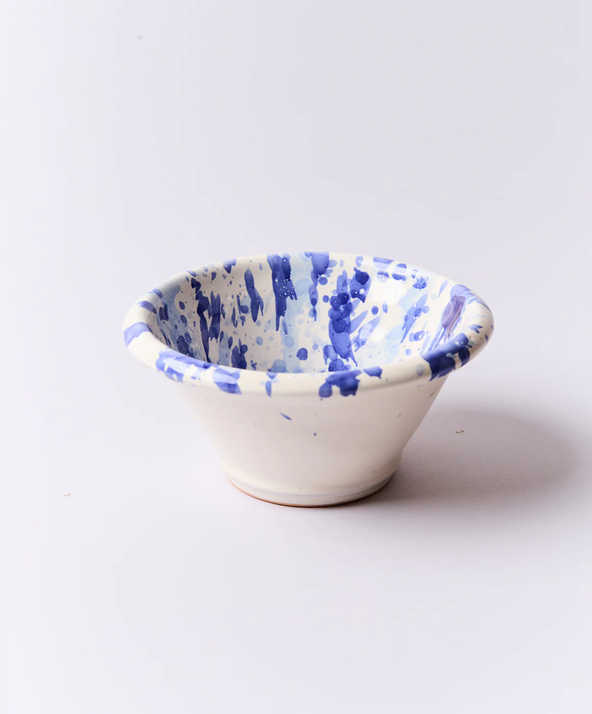 Il Buco Vita Montegranaro Blue Splatterware Mixing Bowl - Extra Large