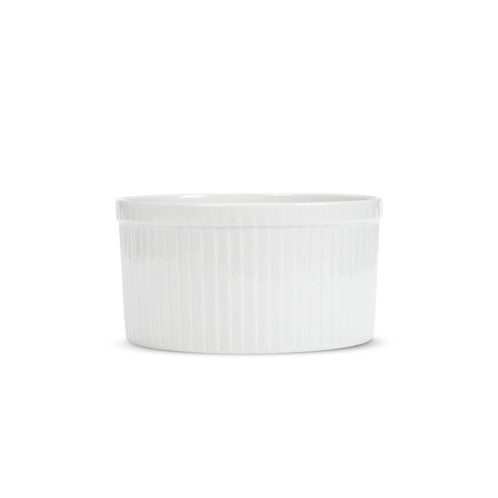 Pillivuyt Deep Pleated Souffles 8" diam x 4" H - 2.25 qt