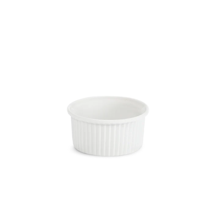 Pillivuyt Classic Pleated Ramekins 3.5" diam x 1.5" H - 5 oz