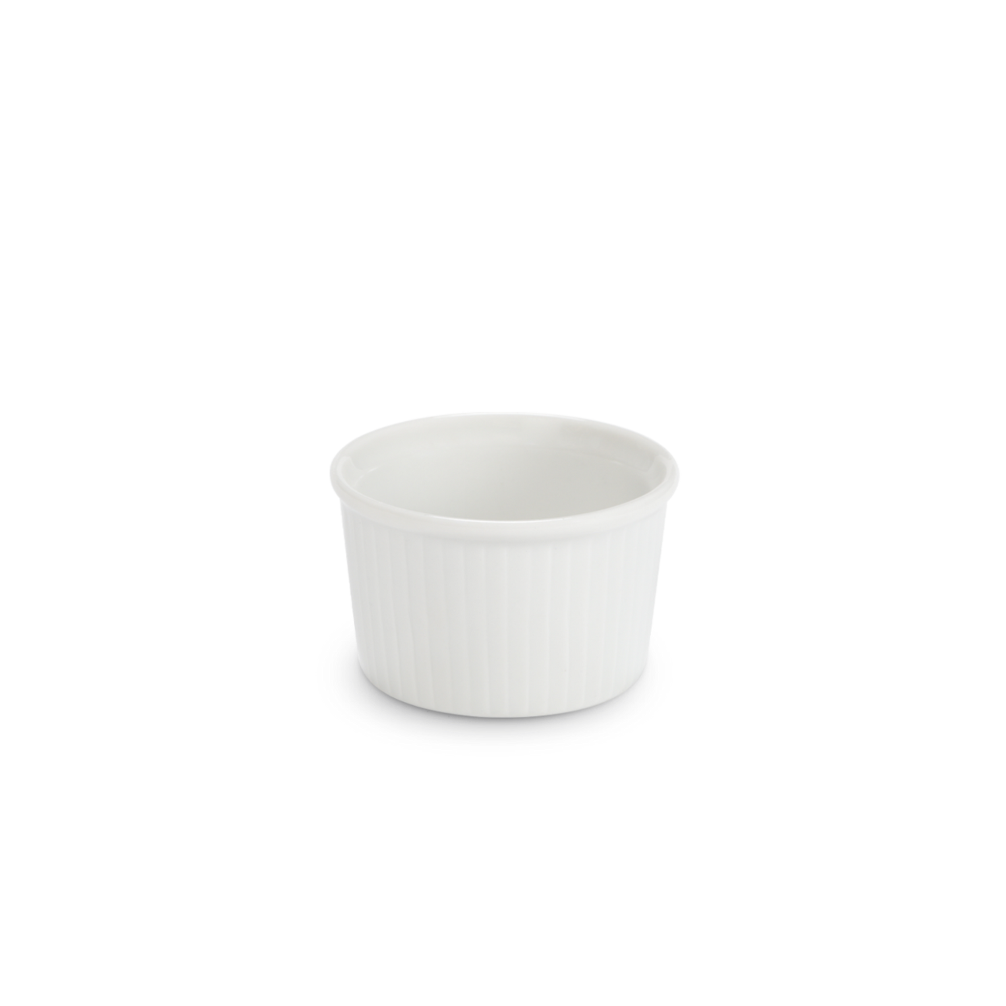 Pillivuyt Deep Pleated Ramekin 3" diam x 2" H - 5 oz