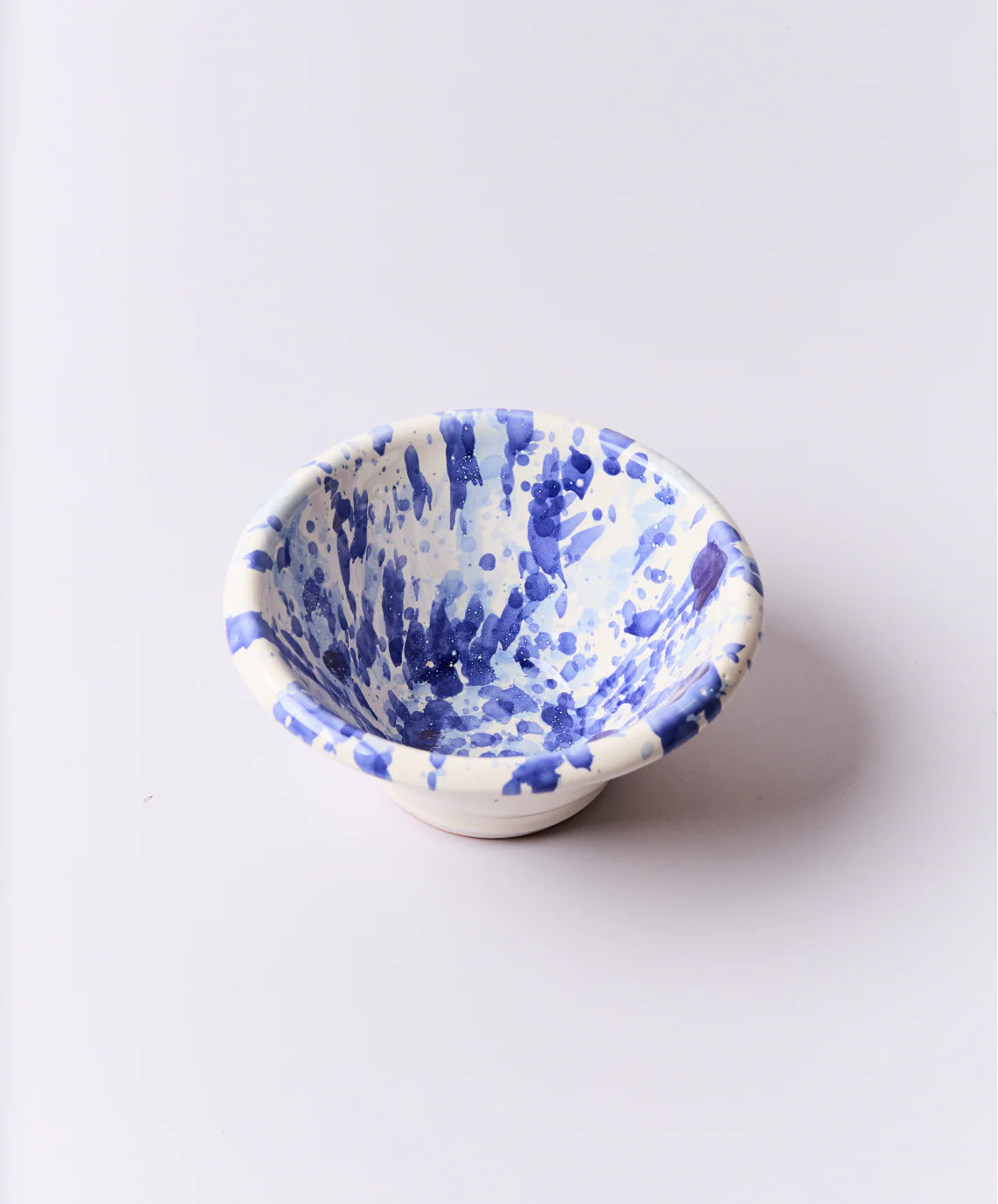 Il Buco Vita Montegranaro Blue Splatterware Mixing Bowl - Large