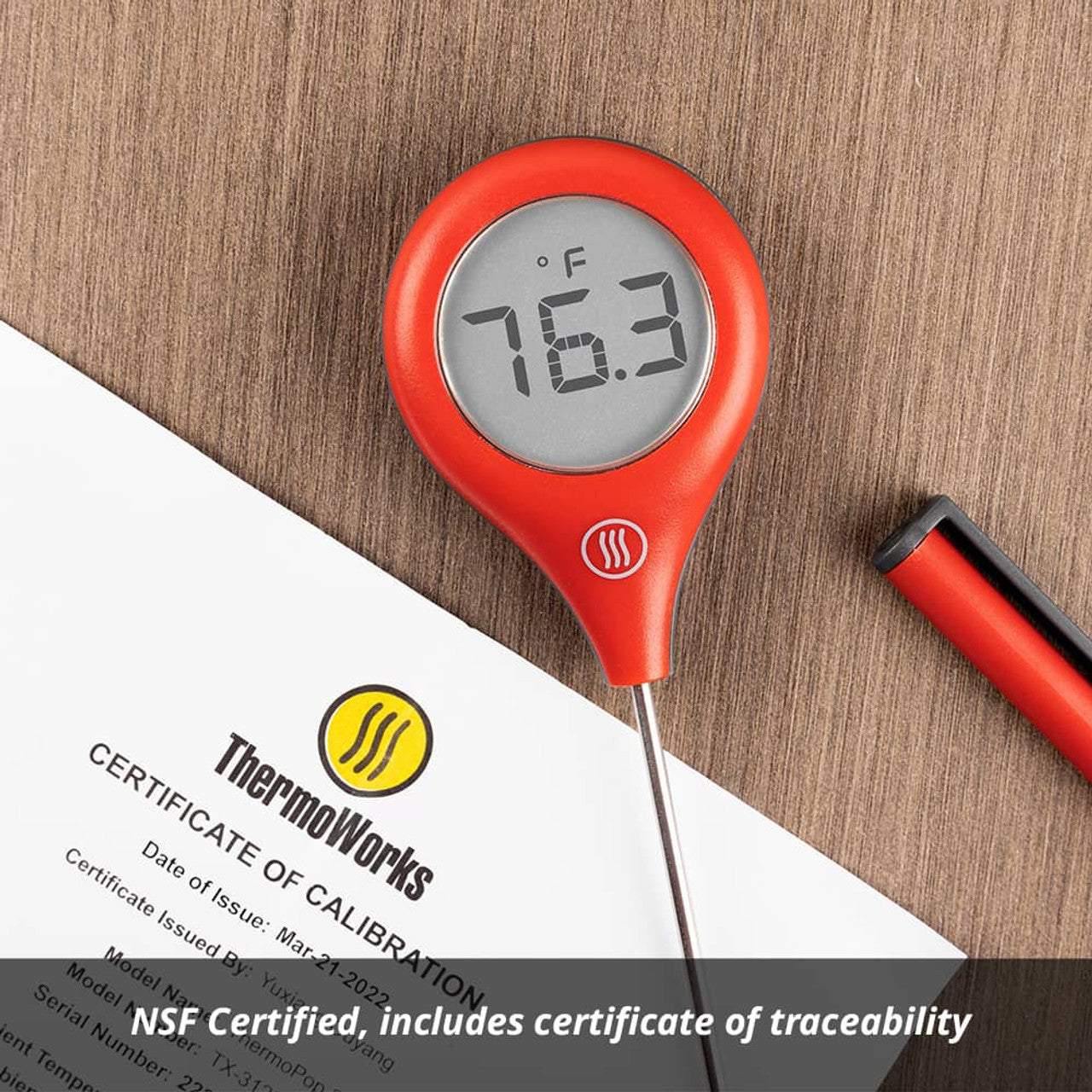 ThermoWorks ThermoPop® 2 Red