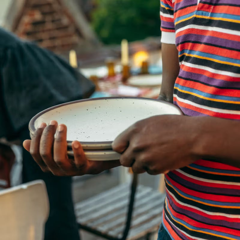 East Fork Dinner Plate in Panna Cotta