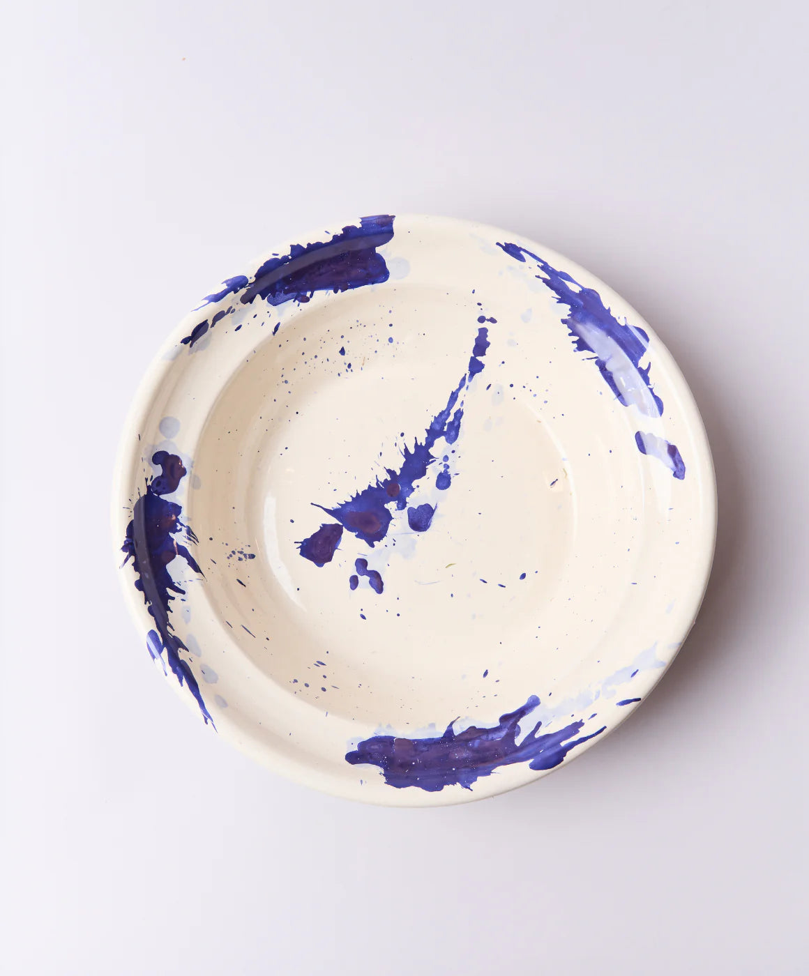 Il Buco Vita Montegranaro Blue Large Splatterware Serving Dish