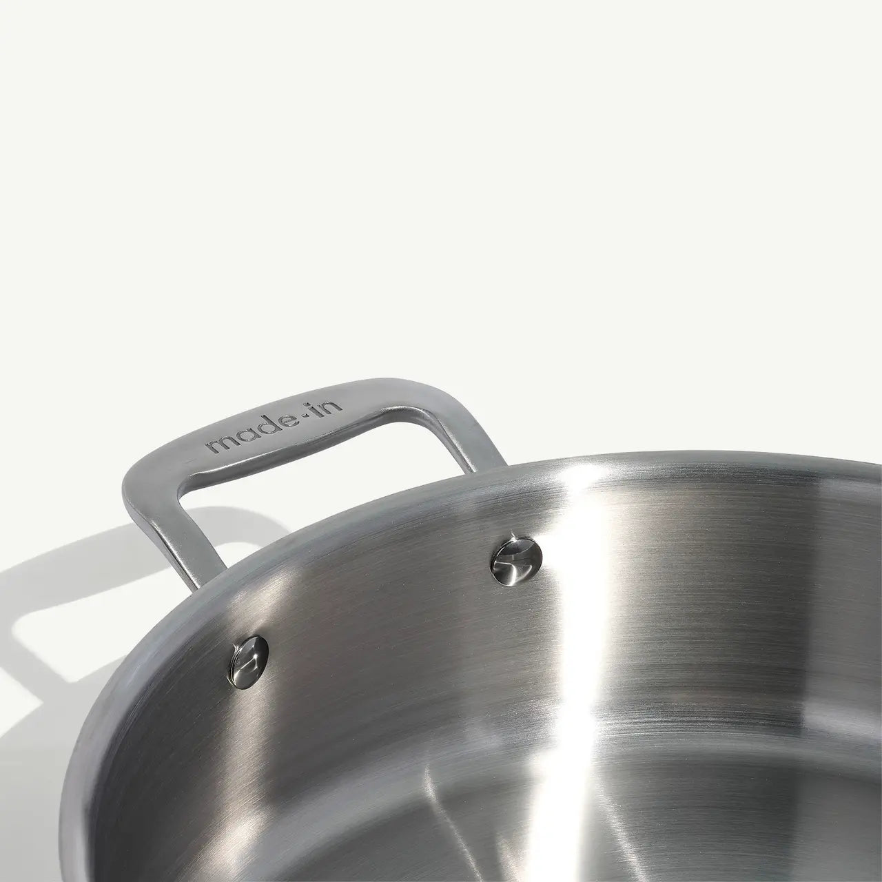 MADE IN 6 Qt Stainless Clad Rondeau / Lid