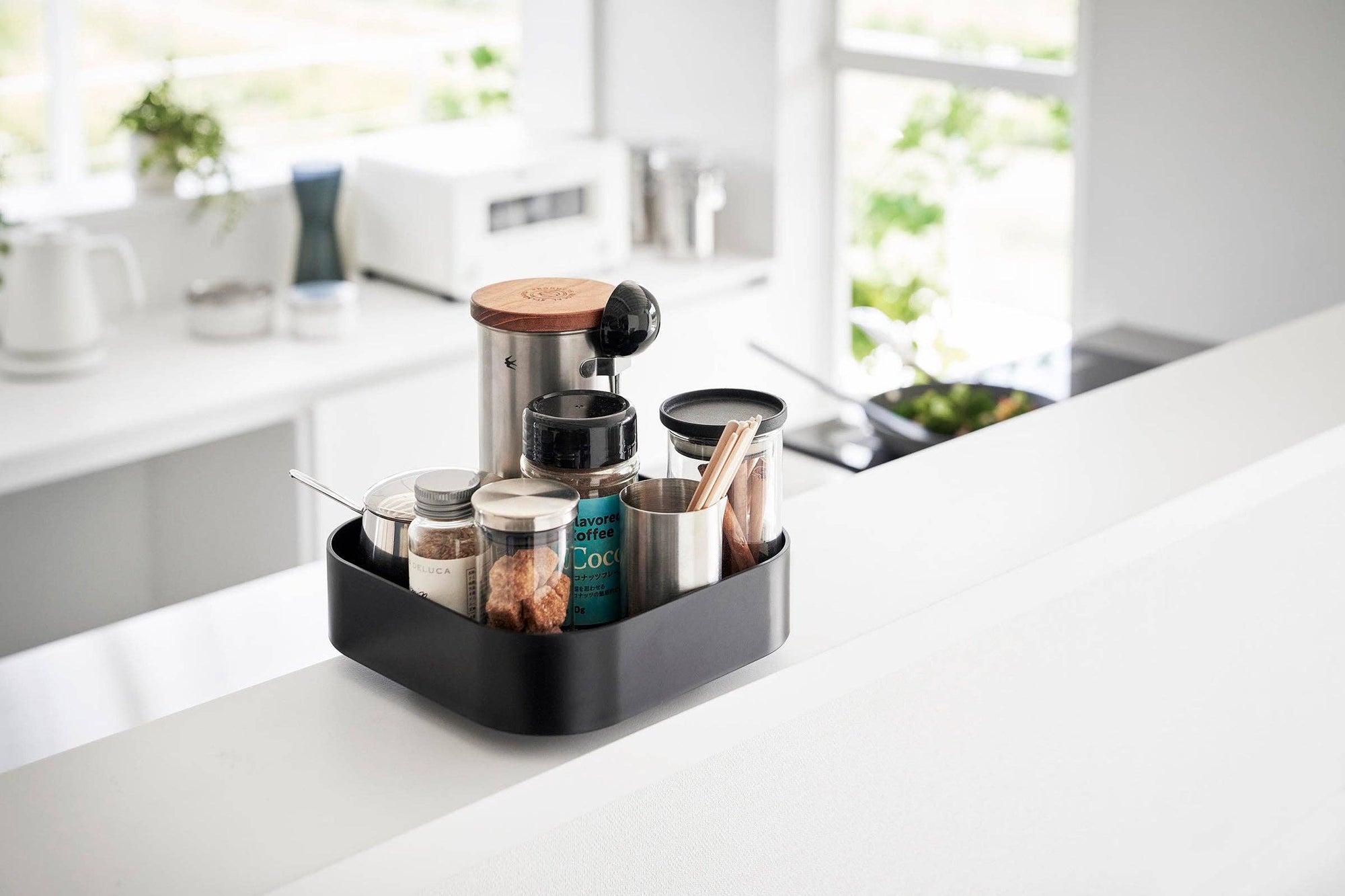 Rotating Storage Tray: White