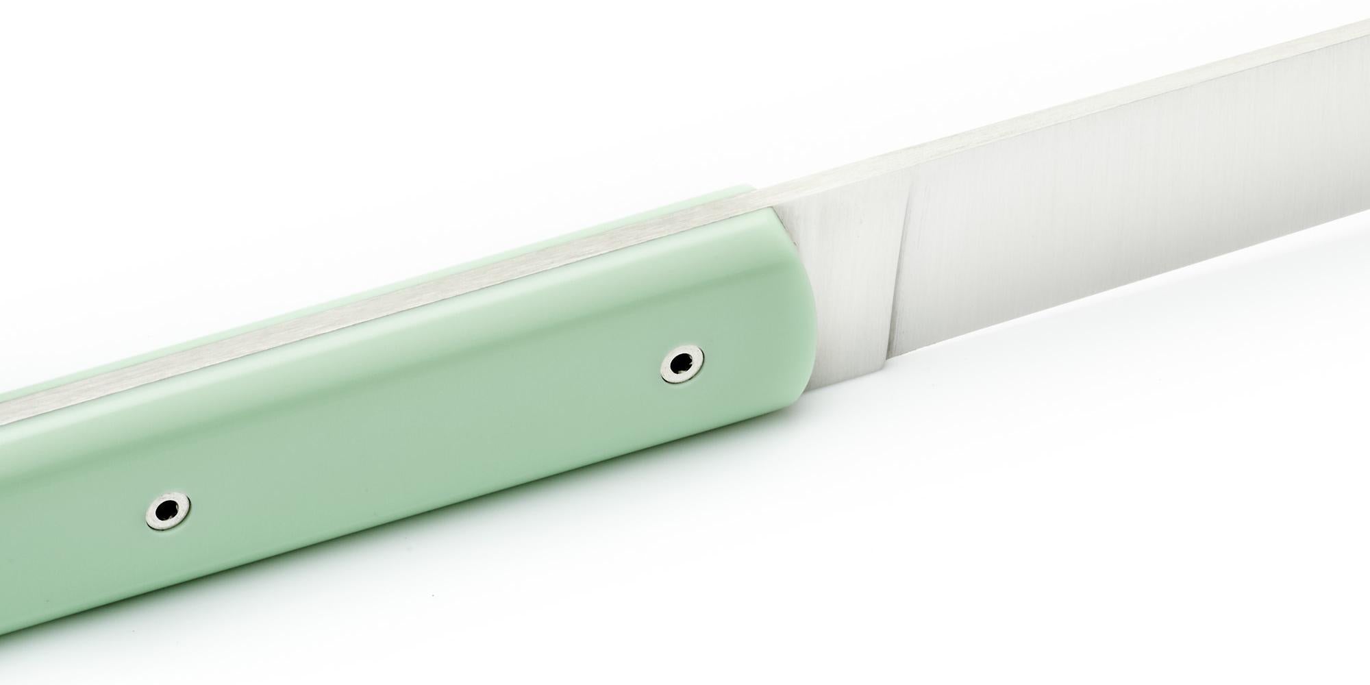 Perceval 9.47 Table Knife in Vert Pistache