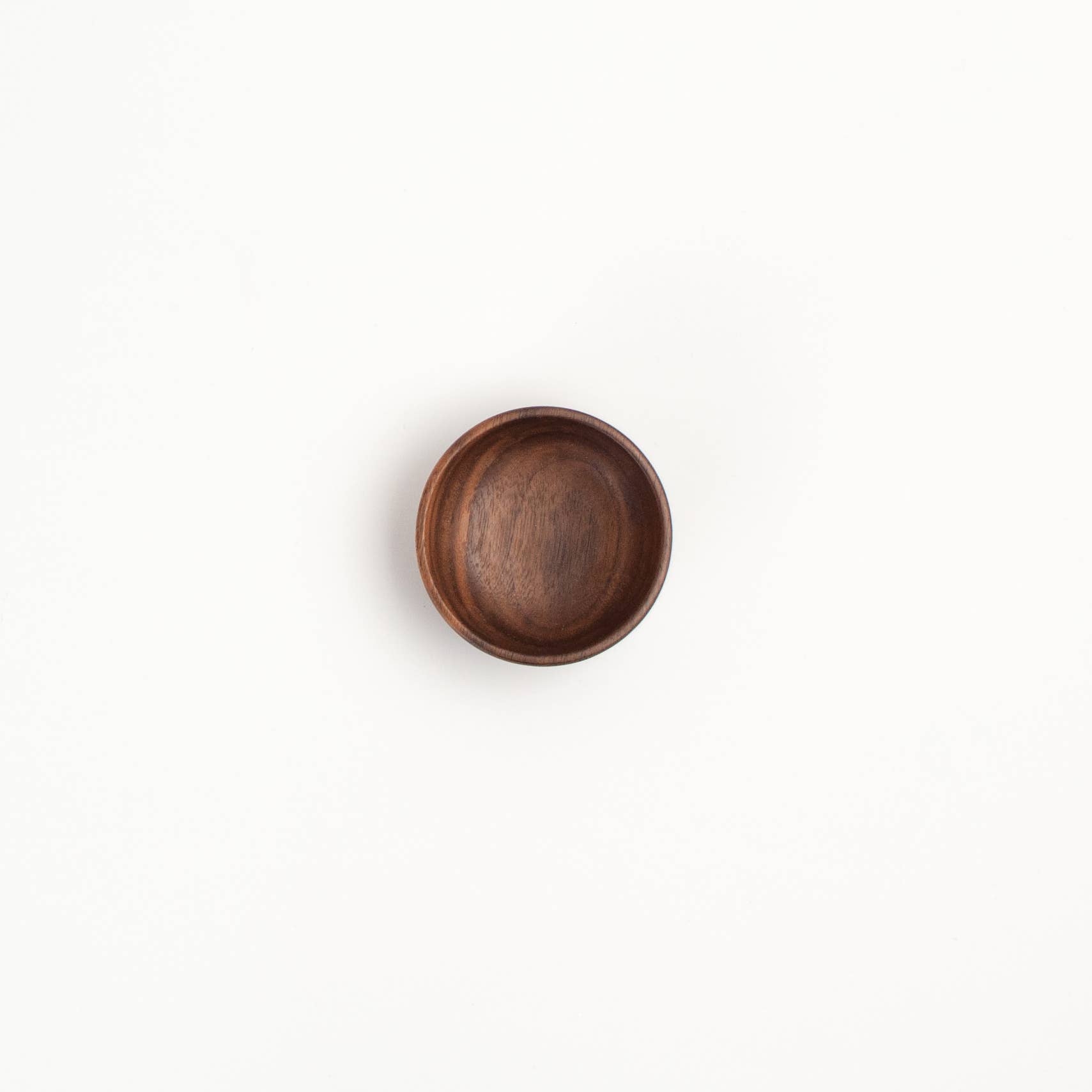 2" Walnut Wood Small Condiment Cup - Cookware & Serveware