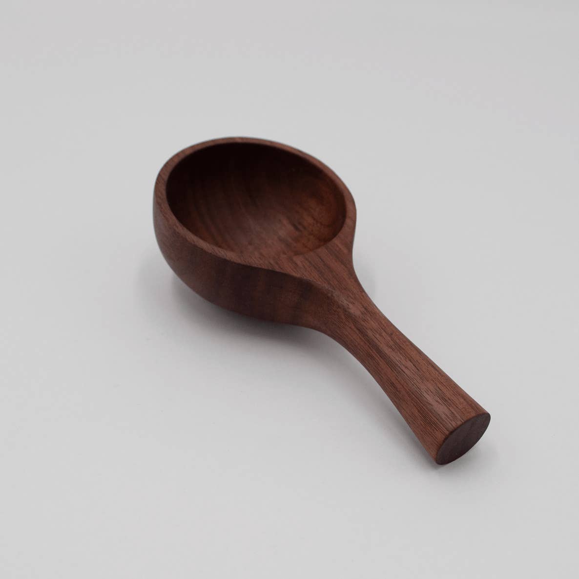 5" Large Walnut Wood Scoop - Kitchen Serving Utensil