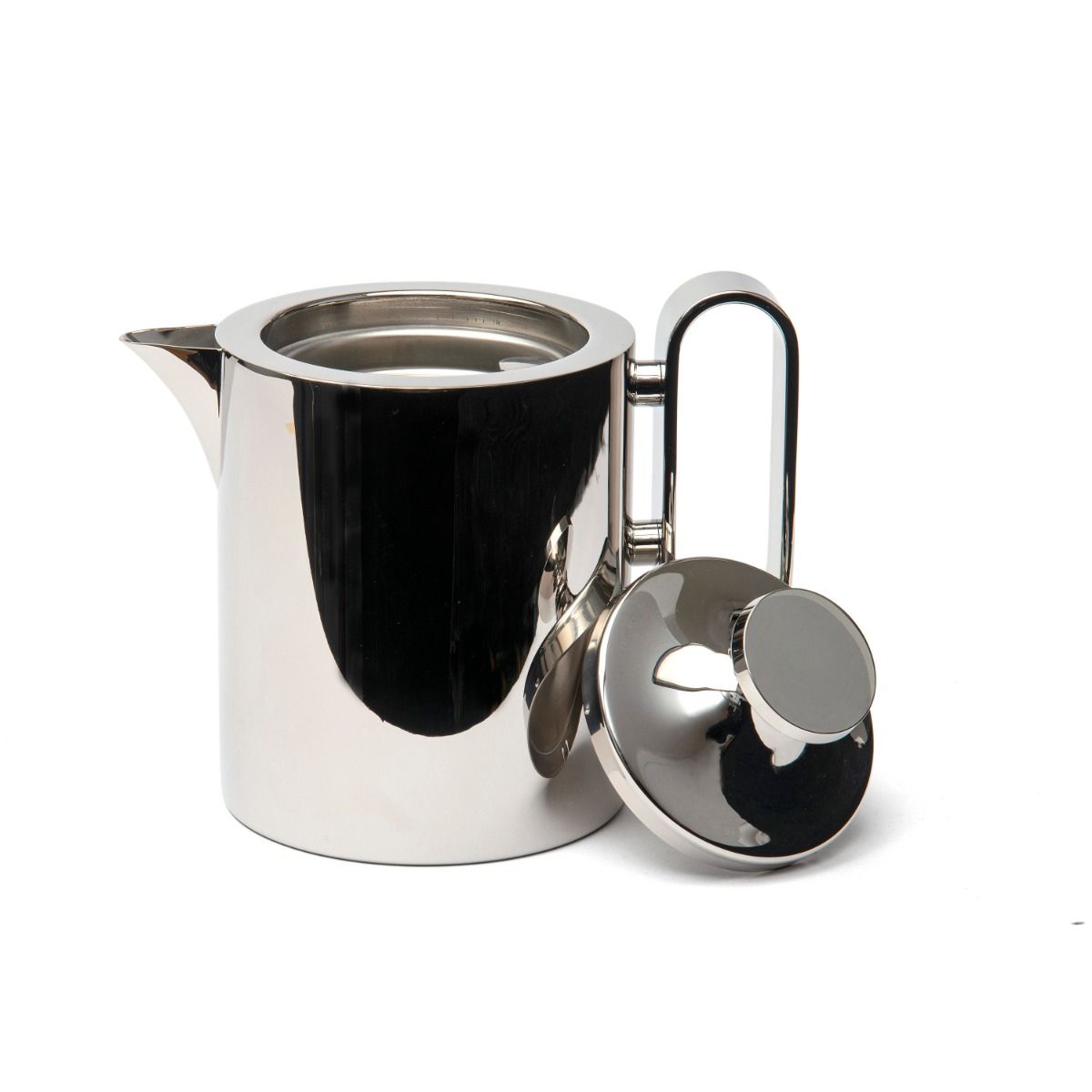David Mellor Stainless Steel Teapot 1lt, Stainless Handle
