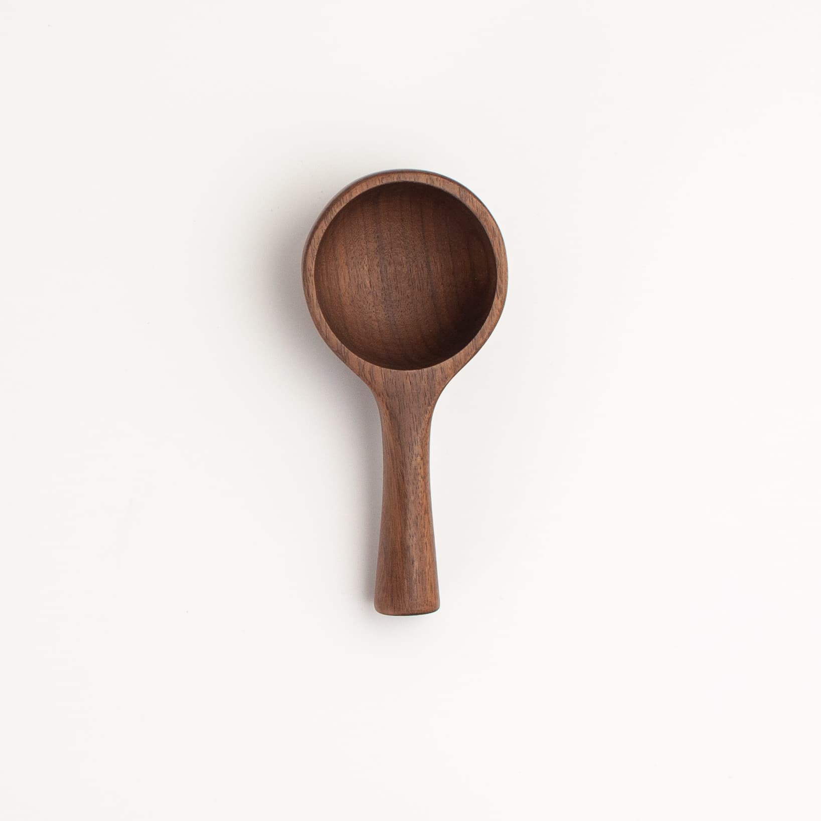 5" Large Walnut Wood Scoop - Kitchen Serving Utensil
