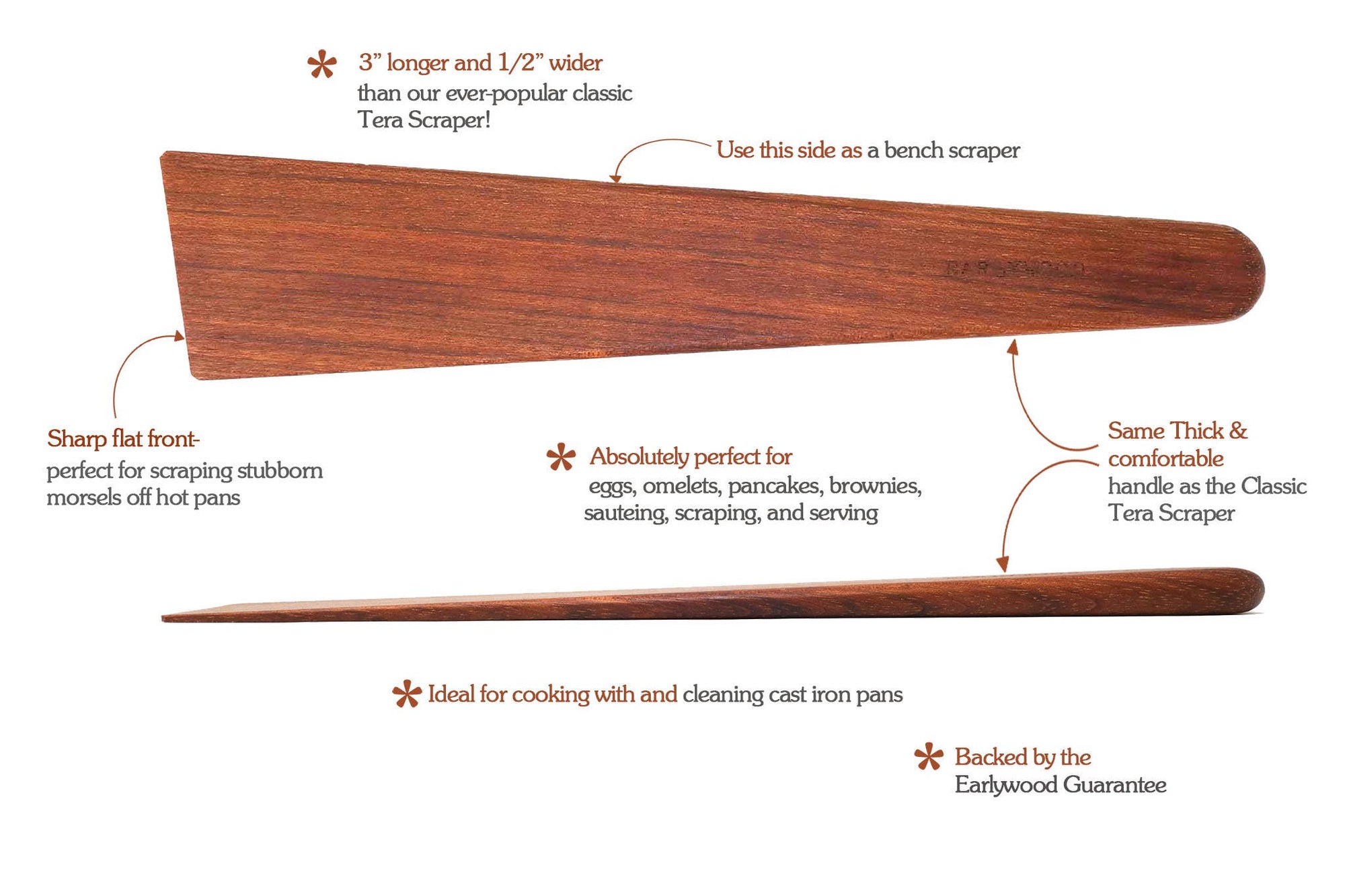 Big Tera Scraper: Hard Maple