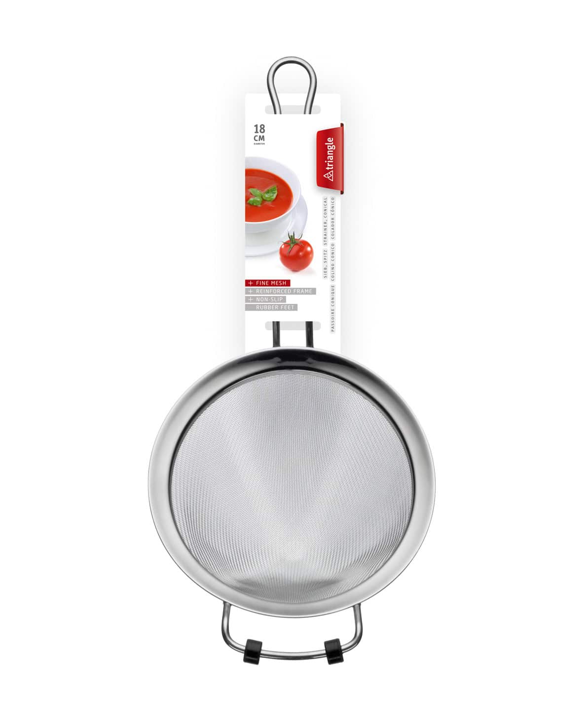 Triangle Strainer 18 cm, fine mesh, conical