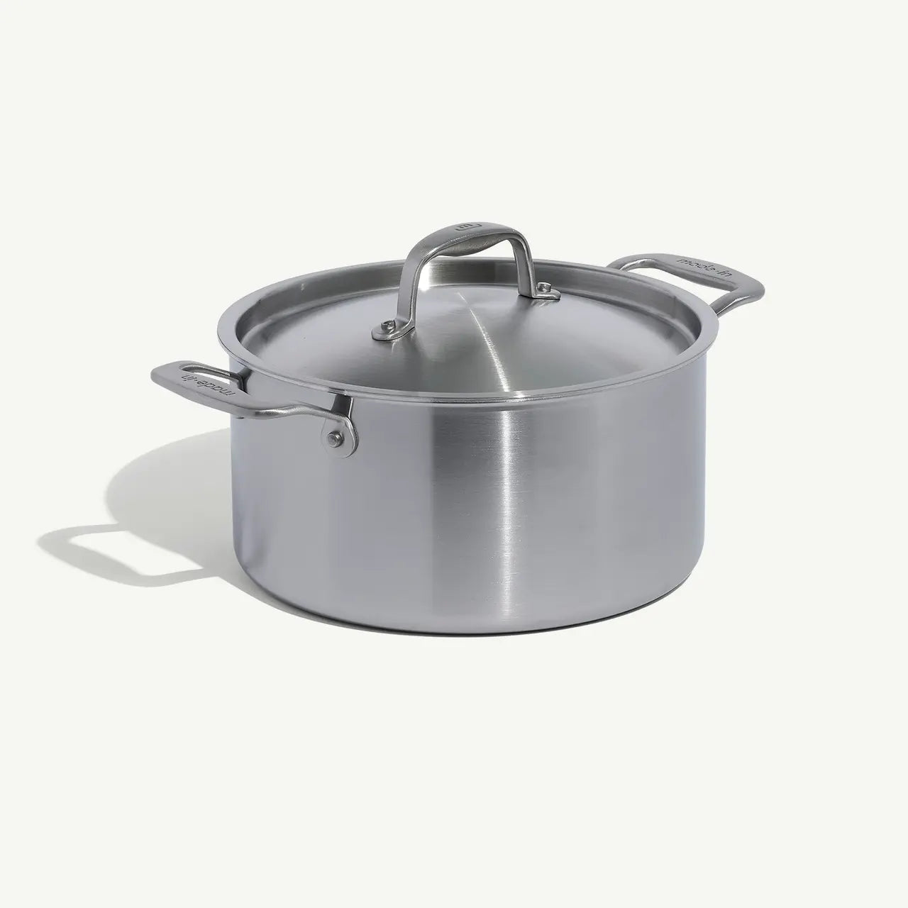 MADE IN 6 Qt Stainless Stock Pot Set / Lid