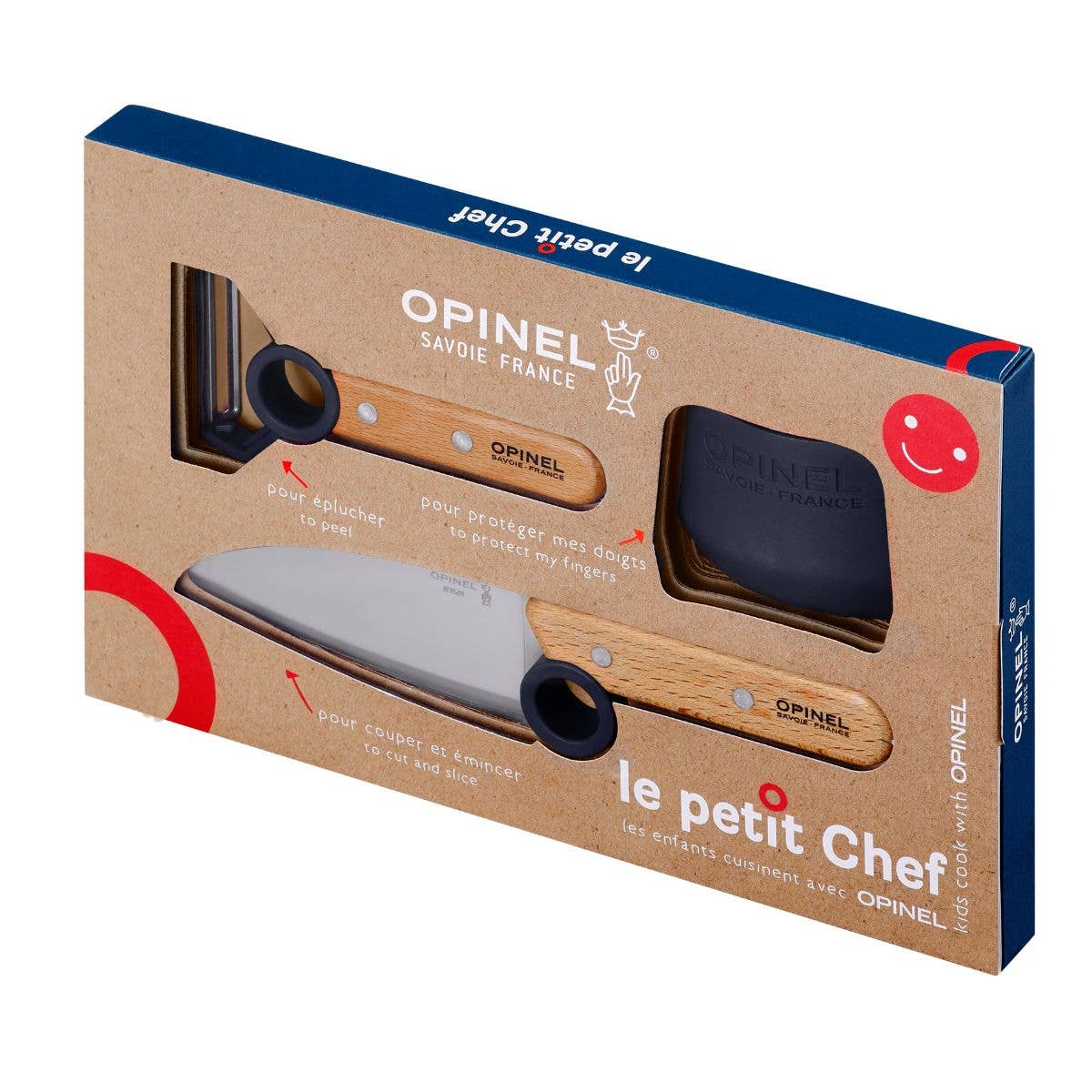 Le Petit Chef 3pc Knife Set (New Colors): Red