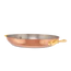 Mauviel M'Heritage M'150 B Copper Round Pan With Brass Handles, 10.2-In