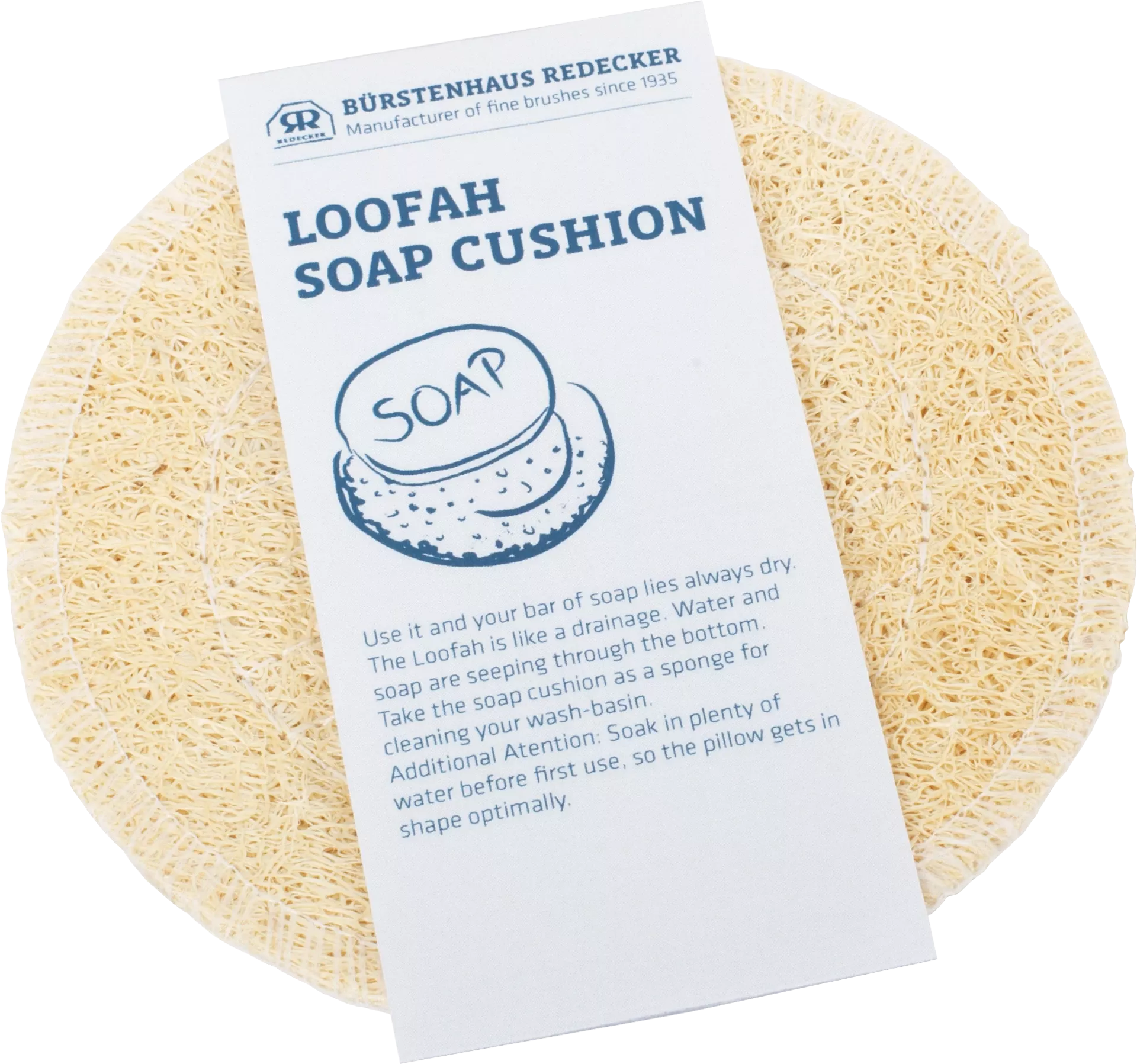 Burstenhaus Redecker Loofah Soap Cushion (round)