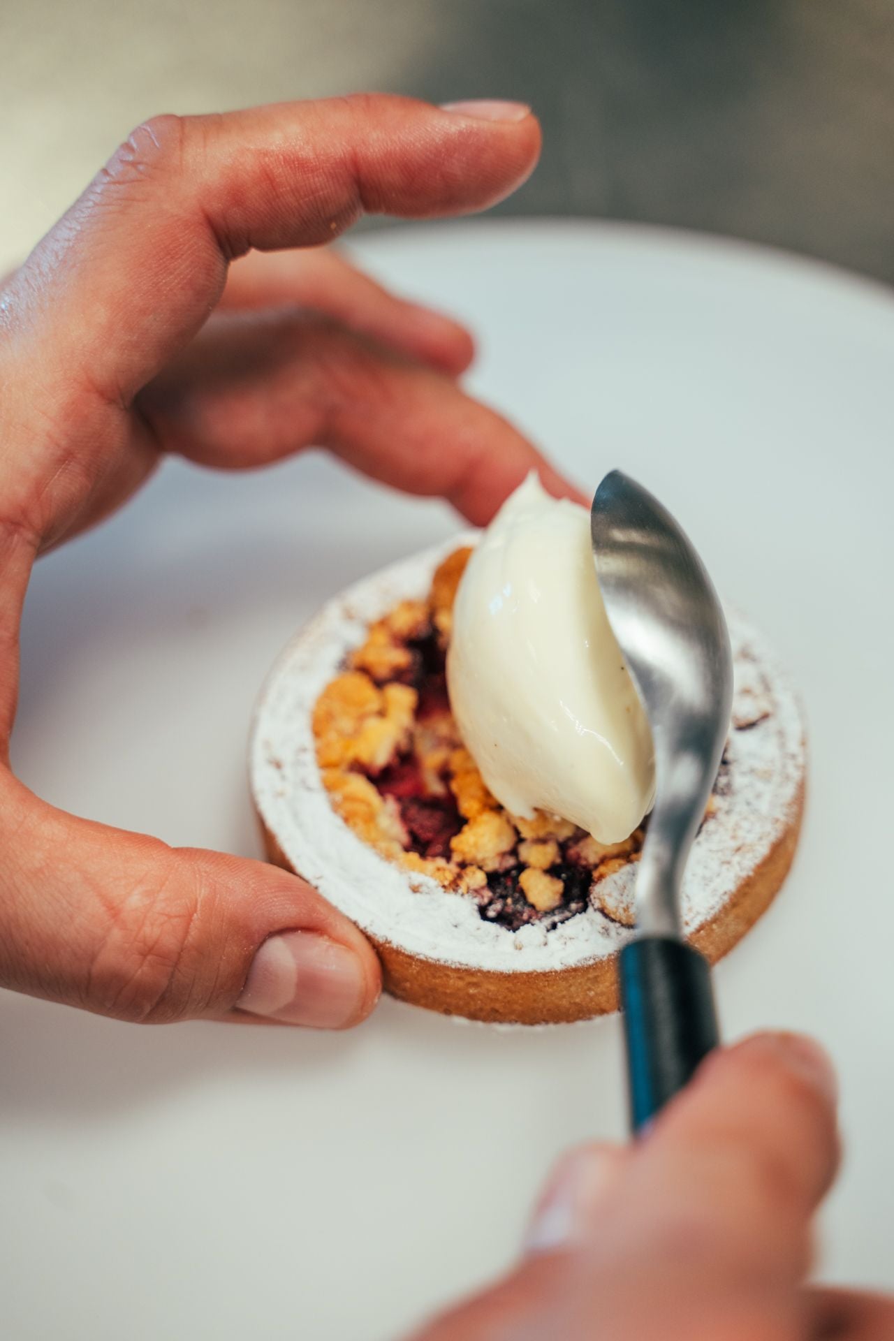 Triangle Quenelle Spoon, Small