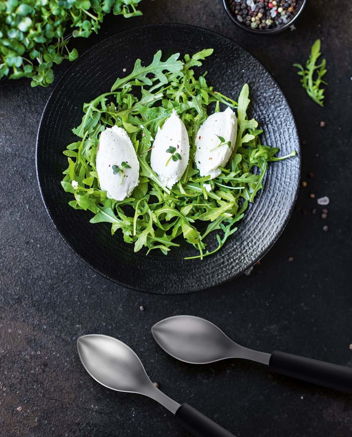 Triangle Quenelle Spoon, Large