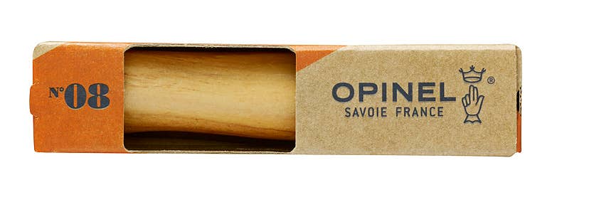 No.08 Stainless Premium Wood Folding Knives: Olive
