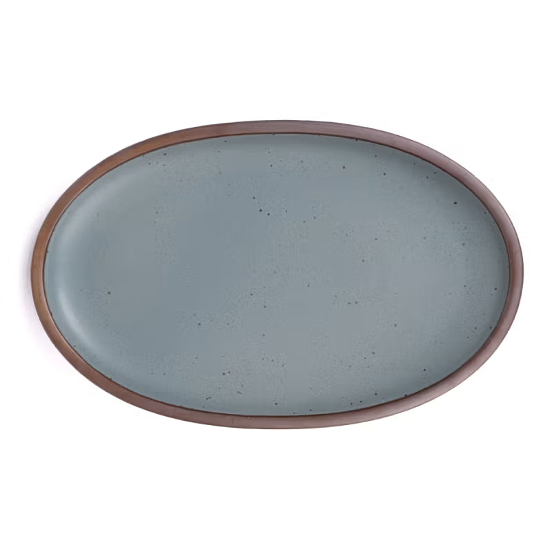 East Fork Oval Platter in Heron