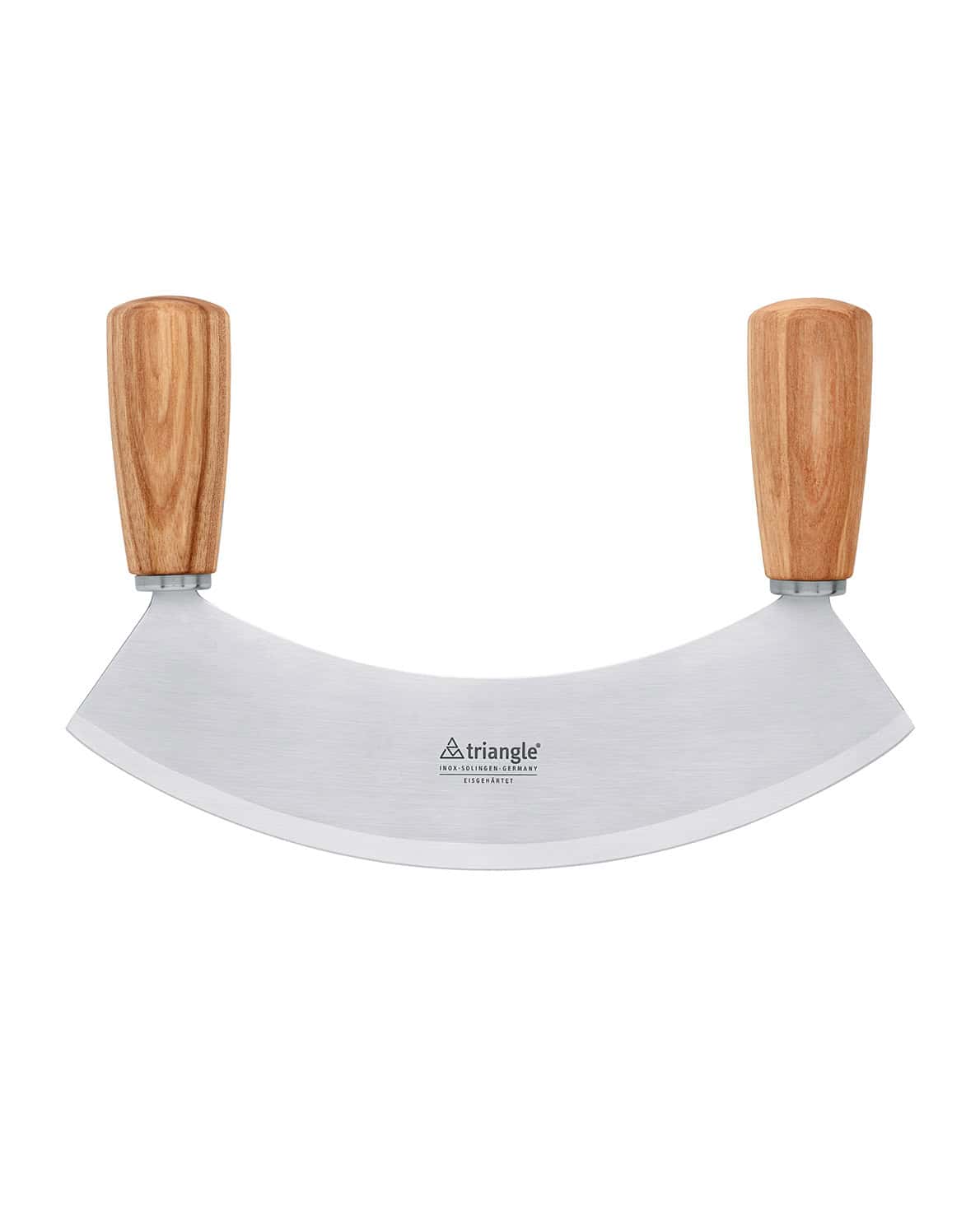 TRIANGLE Mincing Knife Soul Ash Wood 23 cm, Tempered