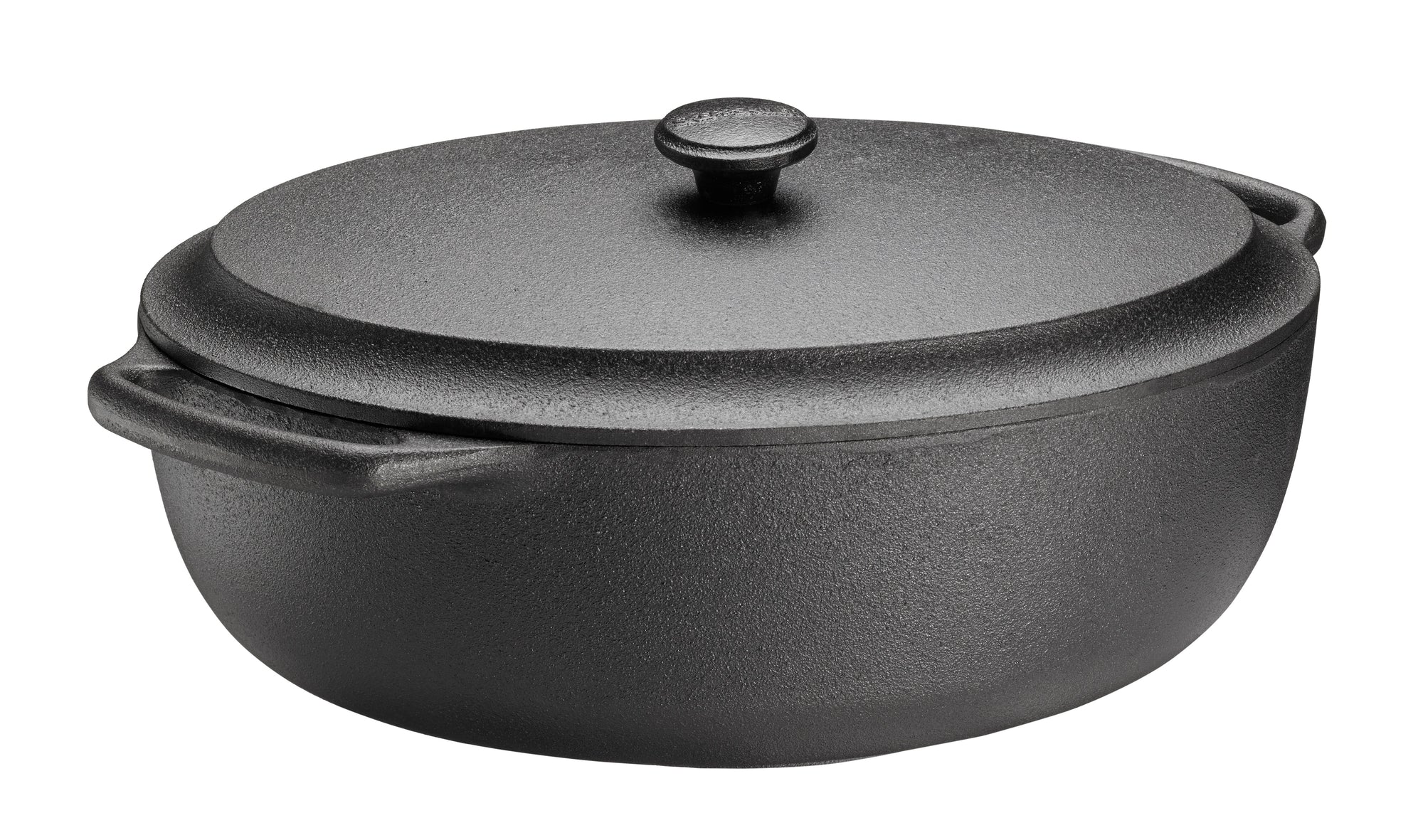 SKEPPSHULT Oval Dutch Oven With Cast Iron Lid 6.3 qt / 6 L