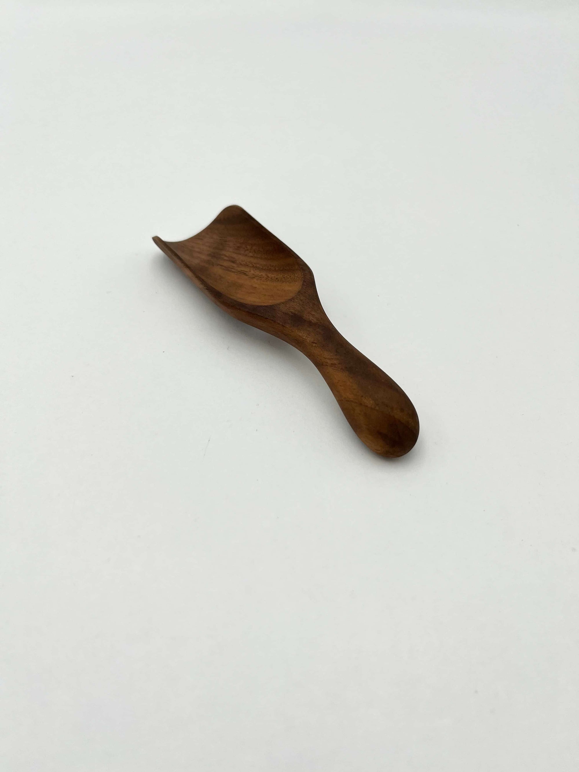 5" Small Walnut Wood Scoop - Kitchen Serving Utensil