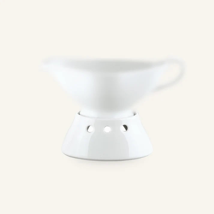 Pillivuyt Sauceboat Warmer 5.25" L x 3.75" W