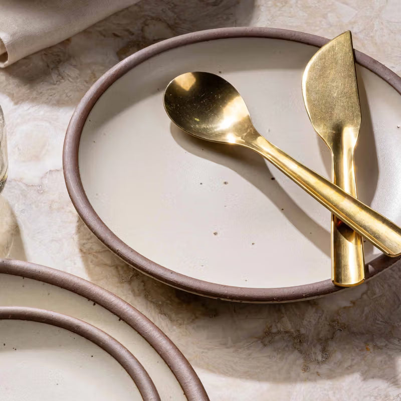 East Fork Side Plate in Panna Cotta