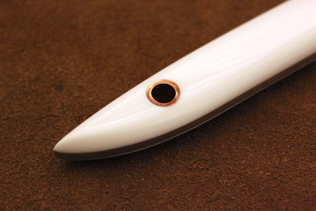Roland Lannier - France White & Copper Table Knife Set