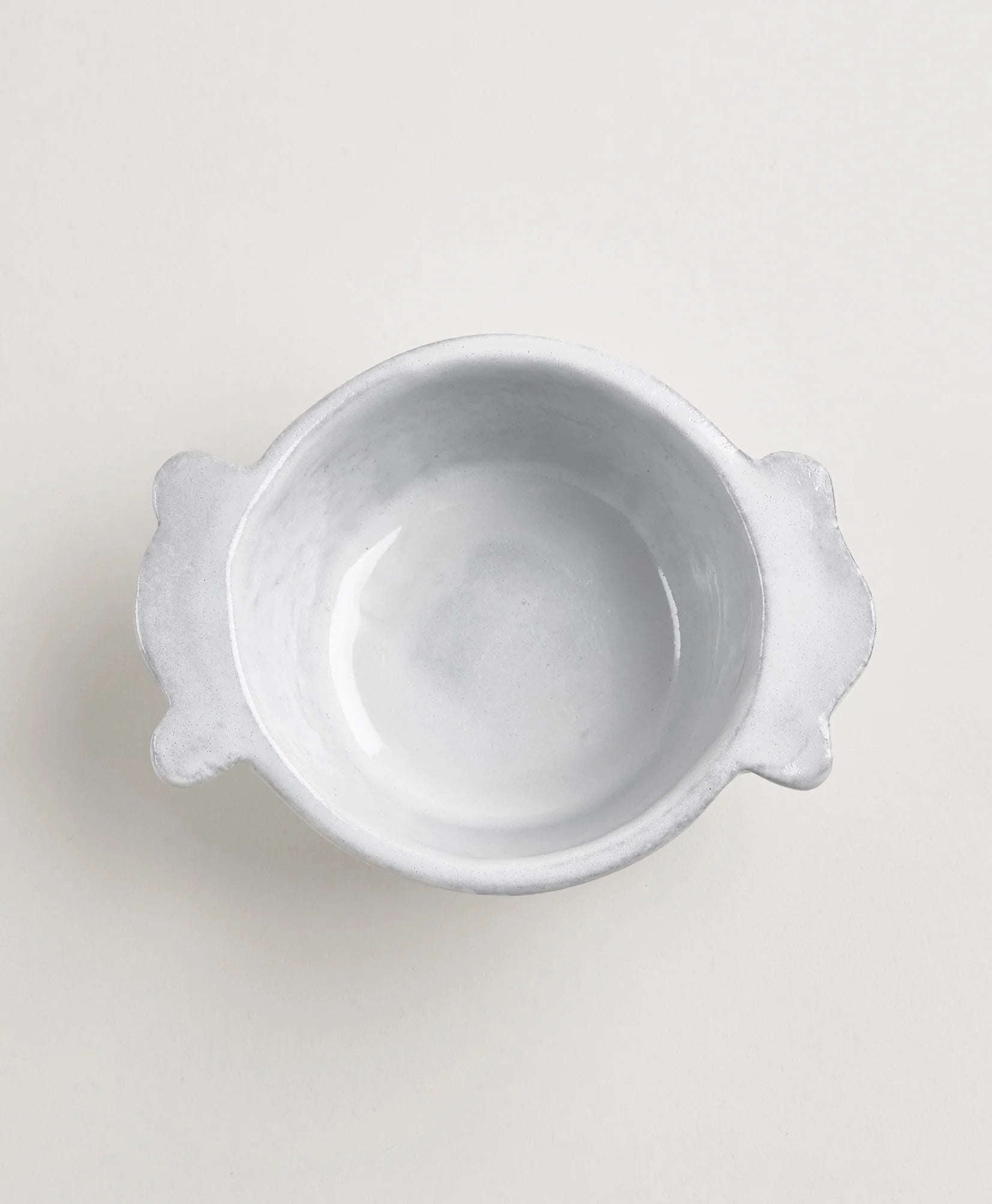 Il Buco Vita Assisi Bowl with Handles in Bianco
