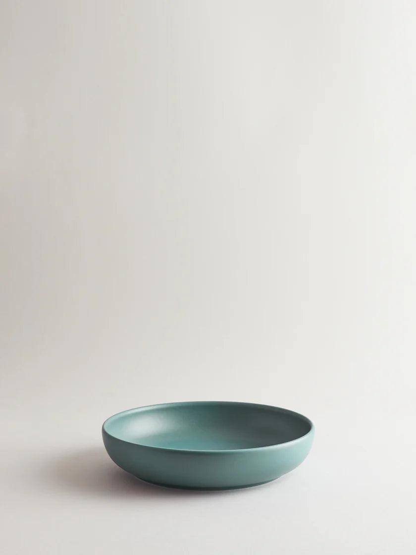 R+D.LAB Bilancia Large Flat Bowl | Nile Blue