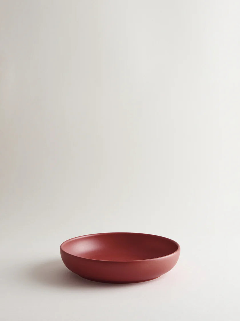 R+D.LAB Bilancia Large Flat Bowl | Pompei Red