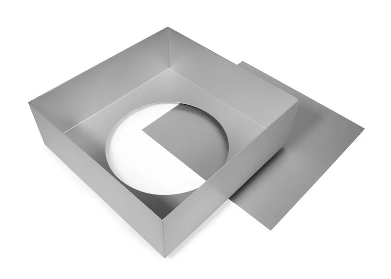 SILVERWOOD 8" x 3" Square Cake Tin With Loose Base