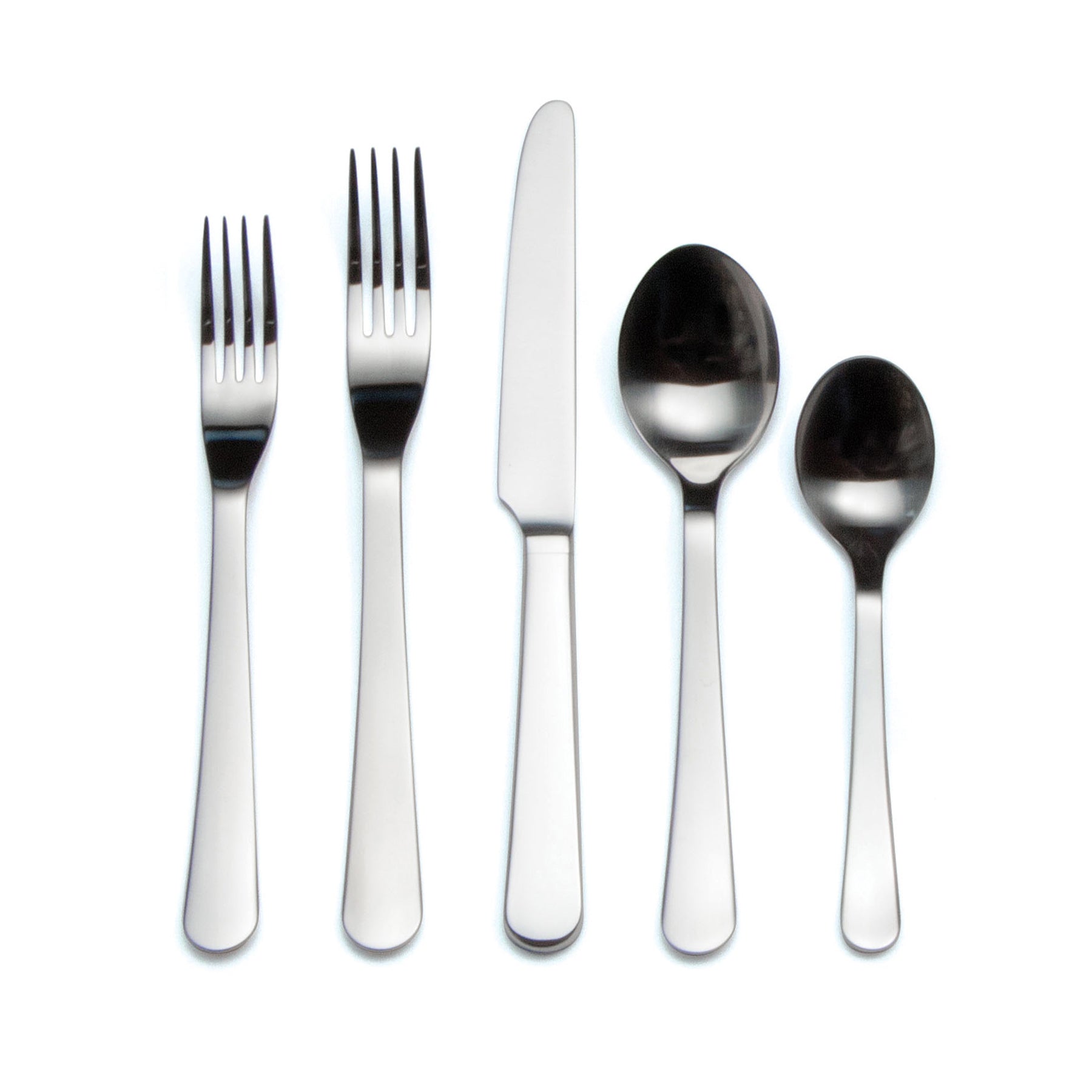David Mellor Chelsea Stainless Steel Five-Piece Cutlery Place Setting