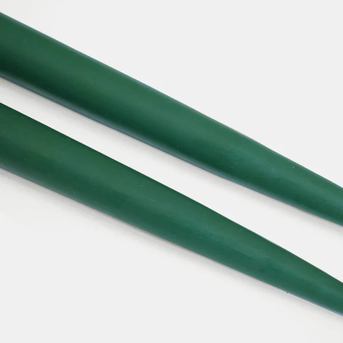 Danica Hand Dipped Tapers - Forest Green