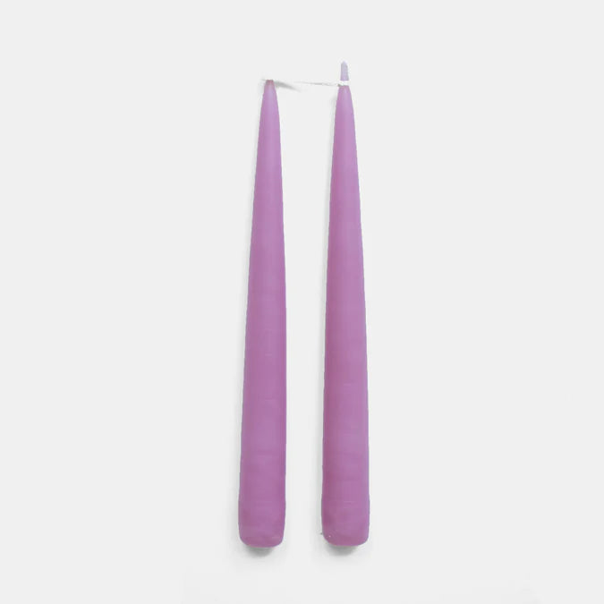 Danica Hand Dipped Tapers - Heather