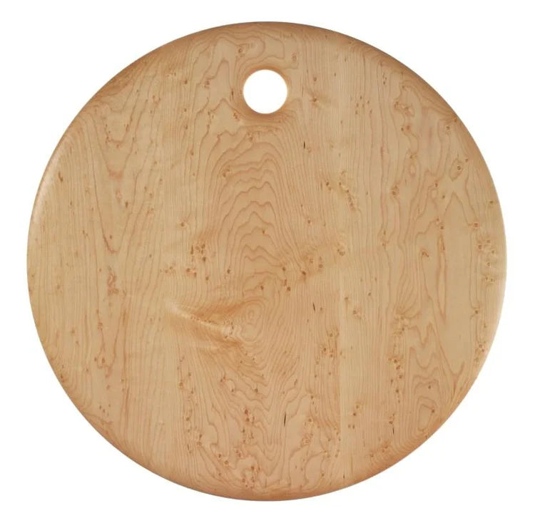 Edward Wohl Bird's-Eye Maple Breadboard 14" Round