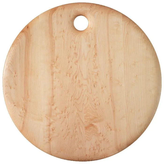 Edward Wohl Bird's-Eye Maple Breadboard 16" Round