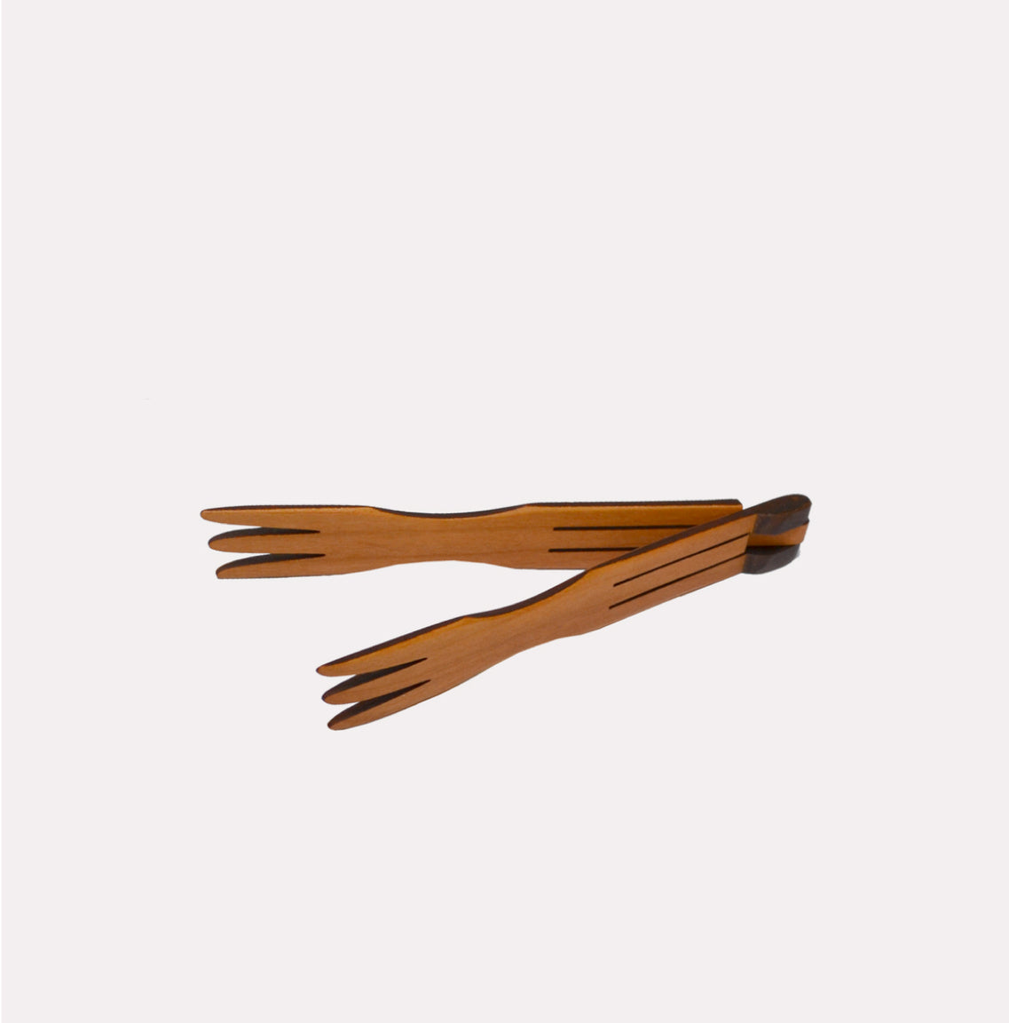 Jonathan's Spoons Inside-Out Tongs for Hors d'oeuvres 7 inch
